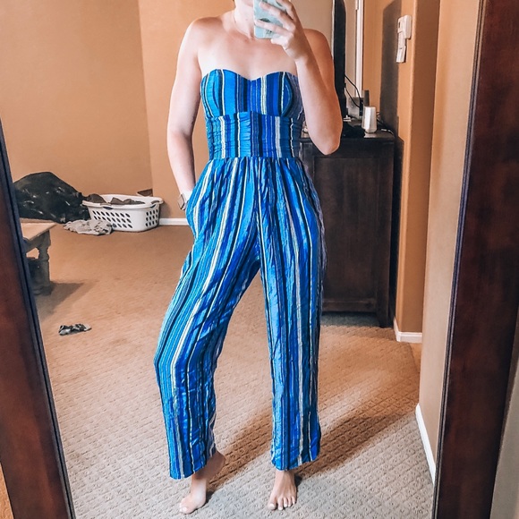 Summer time strapless romper! - Picture 2 of 3